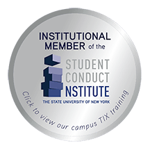 Institutional Member of the Student Conduct Institute. State University of New York. View TIX training.